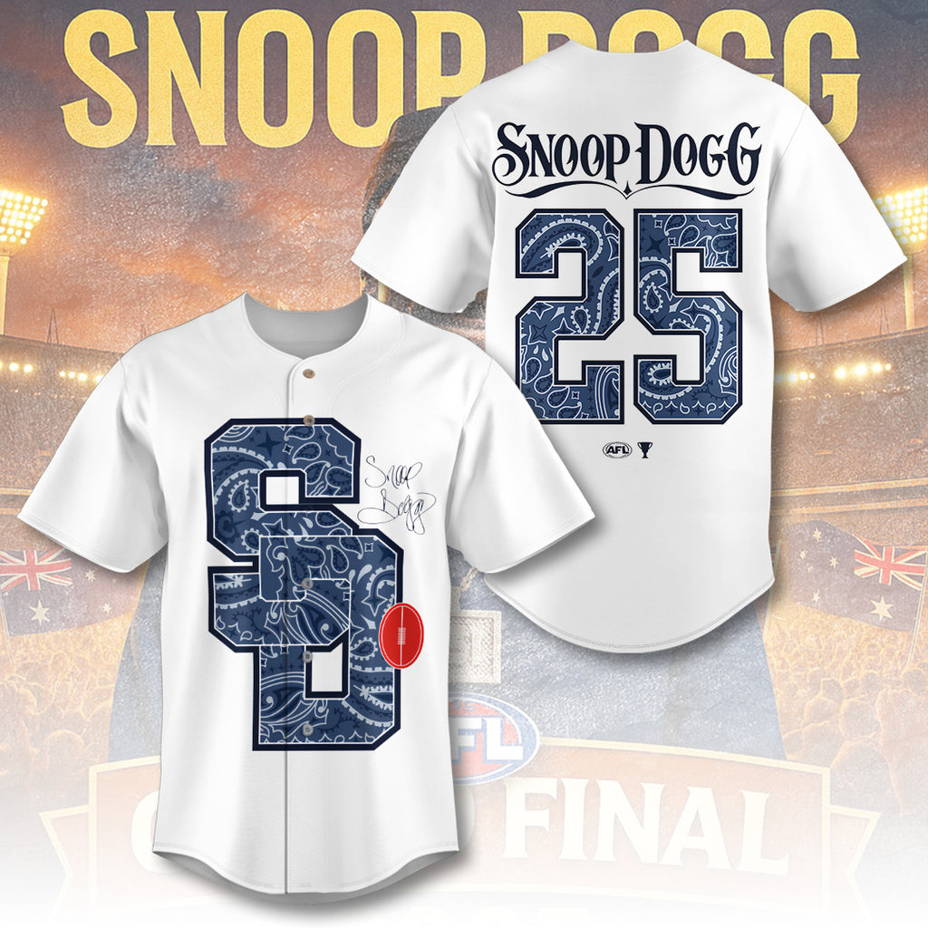AFL Grand Final x Snoop Dogg 2025 Baseball Jersey – TANTN16916