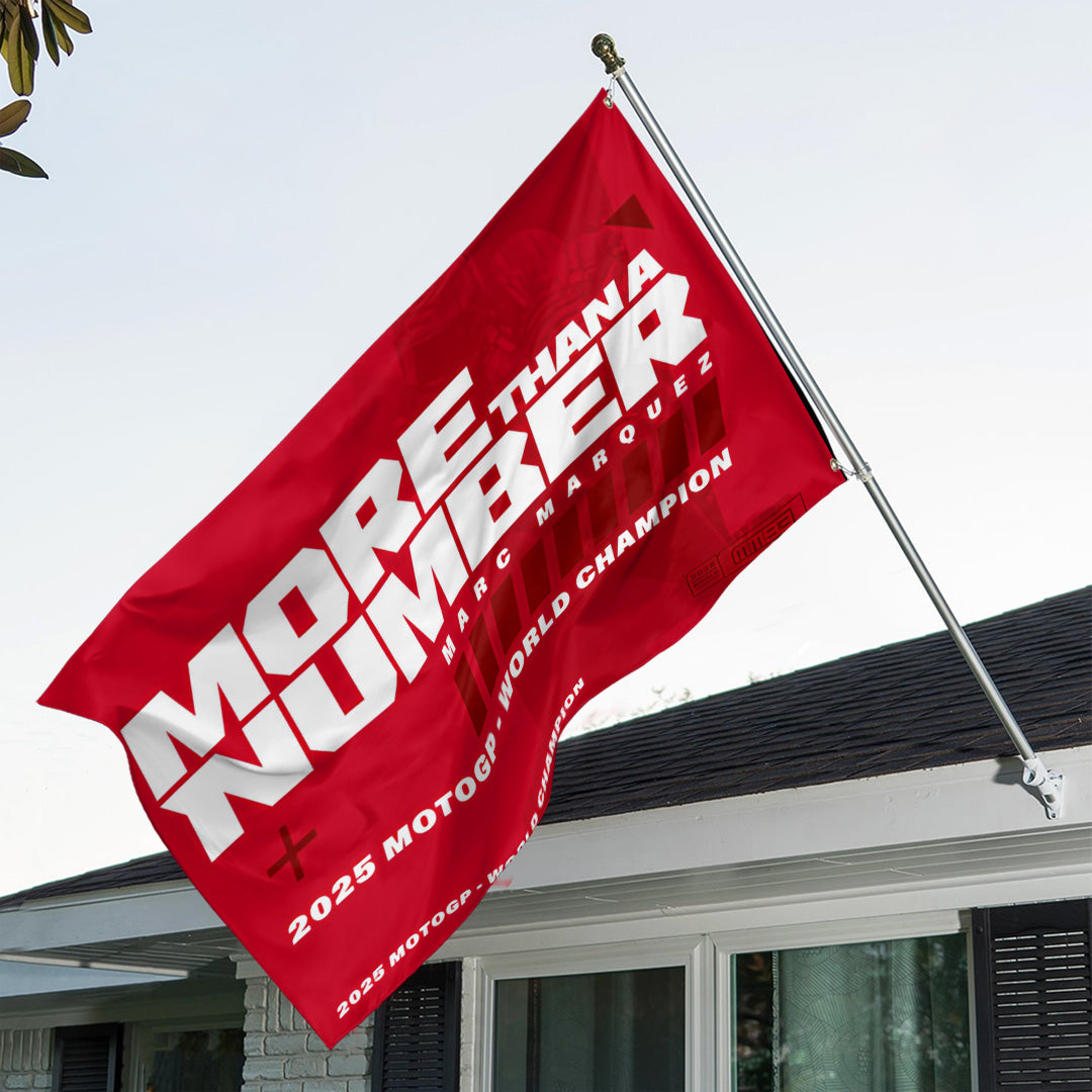 Ducati Lenovo Team x Marc Marquez 3D Double-side House Flag – TANTN16926
