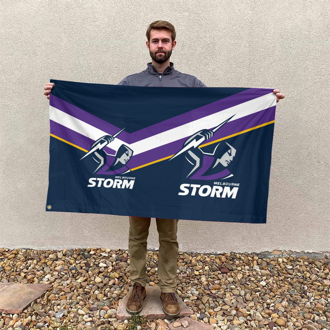 Melbourne Storm 3D House Flag – TANTN17037