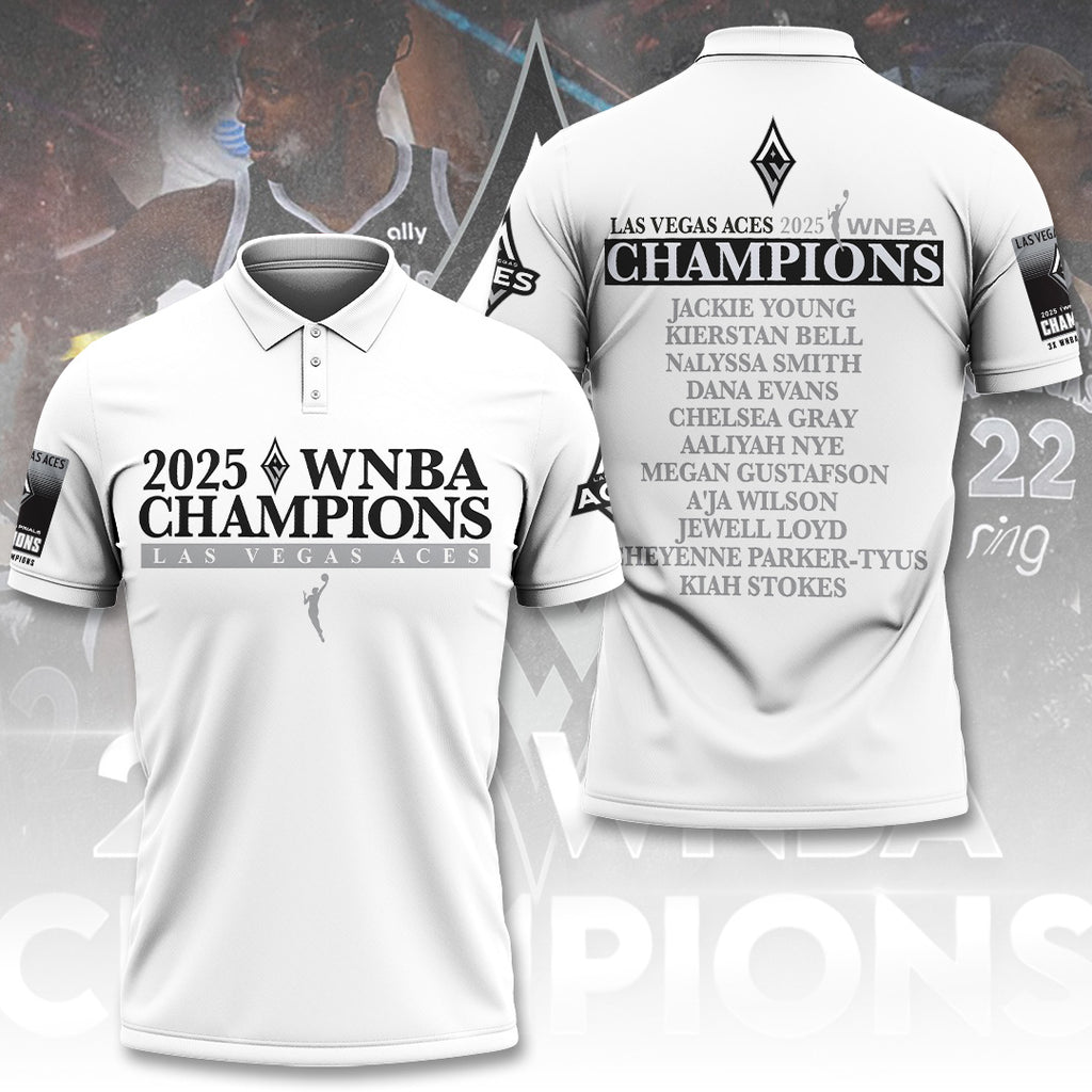 Las Vegas Aces 2025 WNBA Finals Champions 3D Apparel – TANTN17335