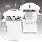 Las Vegas Aces 2025 WNBA Finals Champions 3D Apparel – TANTN17335