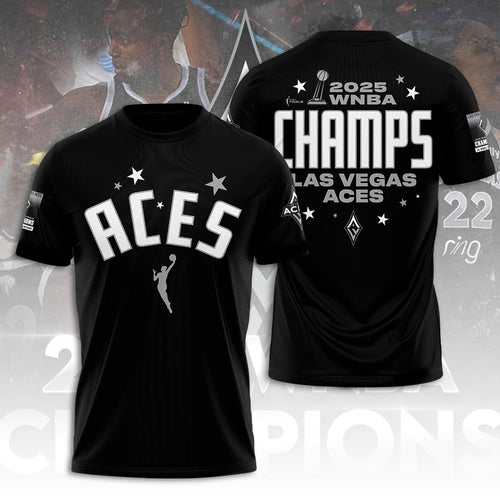 Las Vegas Aces 2025 WNBA Finals Champions 3D Apparel – TANTN17352