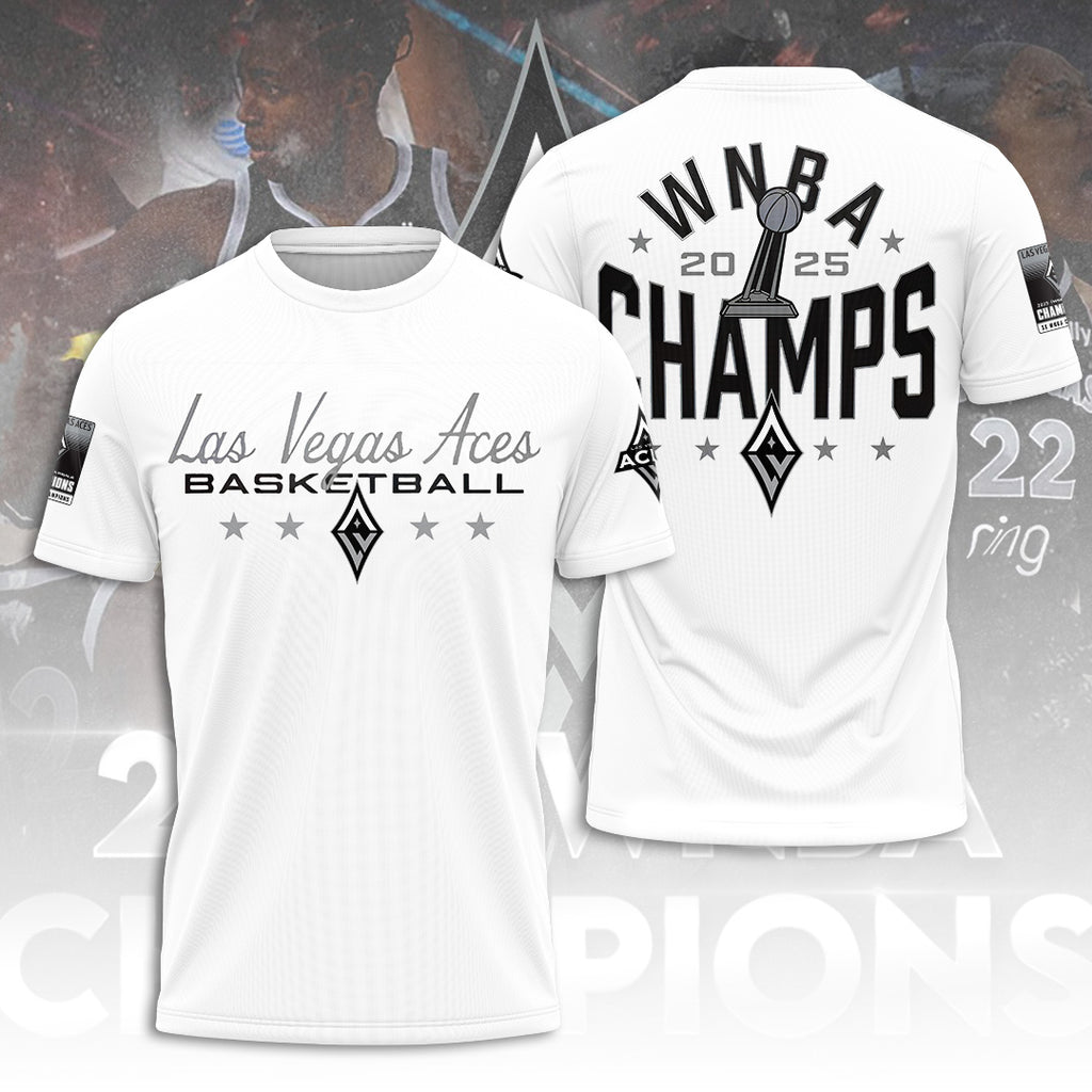 Las Vegas Aces 2025 WNBA Finals Champions 3D Apparel – TANTN17341