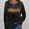 Las Vegas Aces 2025 WNBA Finals Champions Round Neck Raglan Sleeve Sweatshirt – TANTN17428