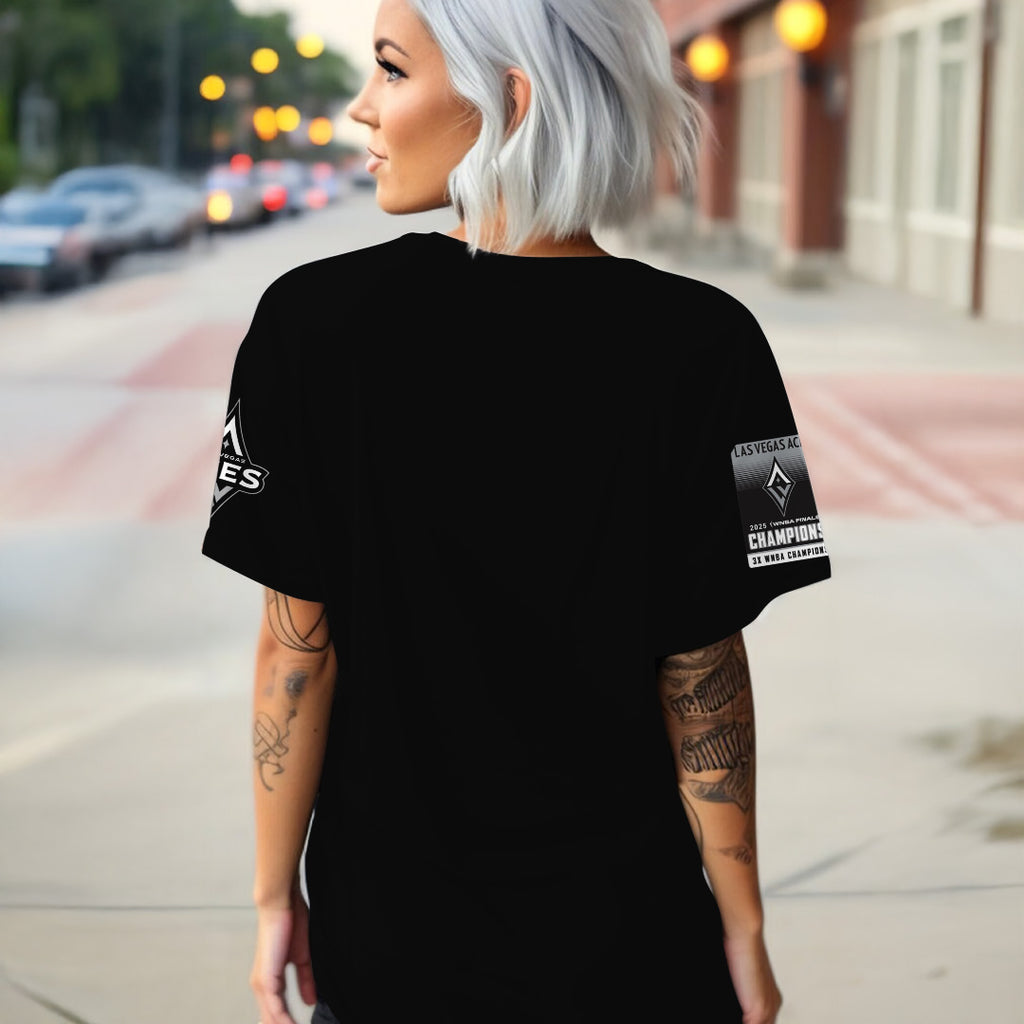 Las Vegas Aces 2025 WNBA Finals Champions 3D Apparel – TANTN17470