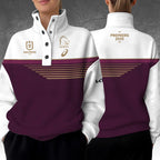 Brisbane Broncos 2025 Premiership 3D Snap Button Collar Sweatshirt – TANTN17489