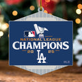 Los Angeles Dodgers 2025 National League Champions Custom Shape 2-sided Acrylic Ornament – TANTN17585
