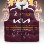 Brisbane Broncos 2025 Premiership 3D Sleeveless Down Jacket – TANTN17698