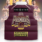 Brisbane Broncos 2025 Premiership 3D Sleeveless Down Jacket – TANTN17698