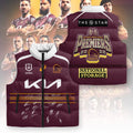 Brisbane Broncos 2025 Premiership 3D Sleeveless Down Jacket – TANTN17698