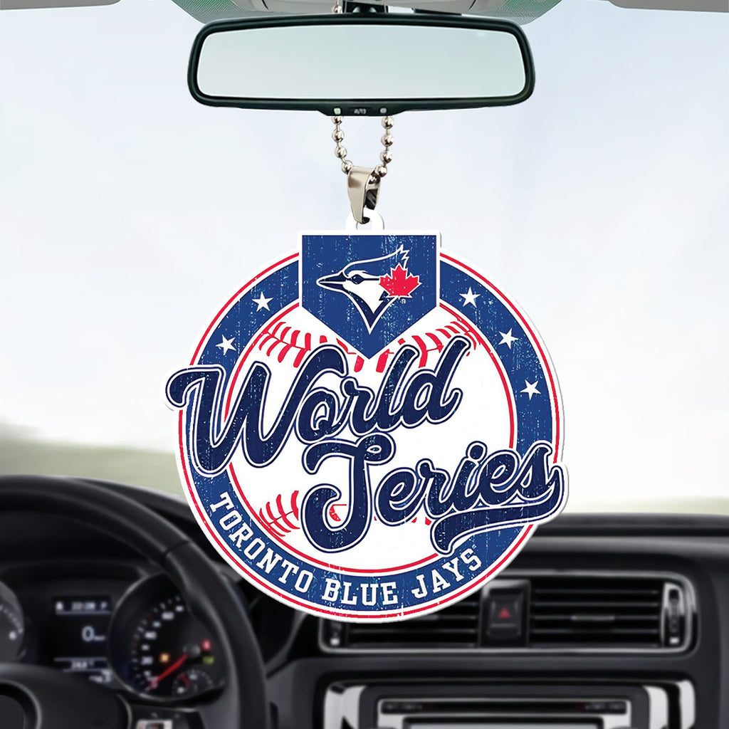 Toronto Blue Jays World Series 2025 Custom shape 2-sided Acrylic Car Ornament – TANTN17791