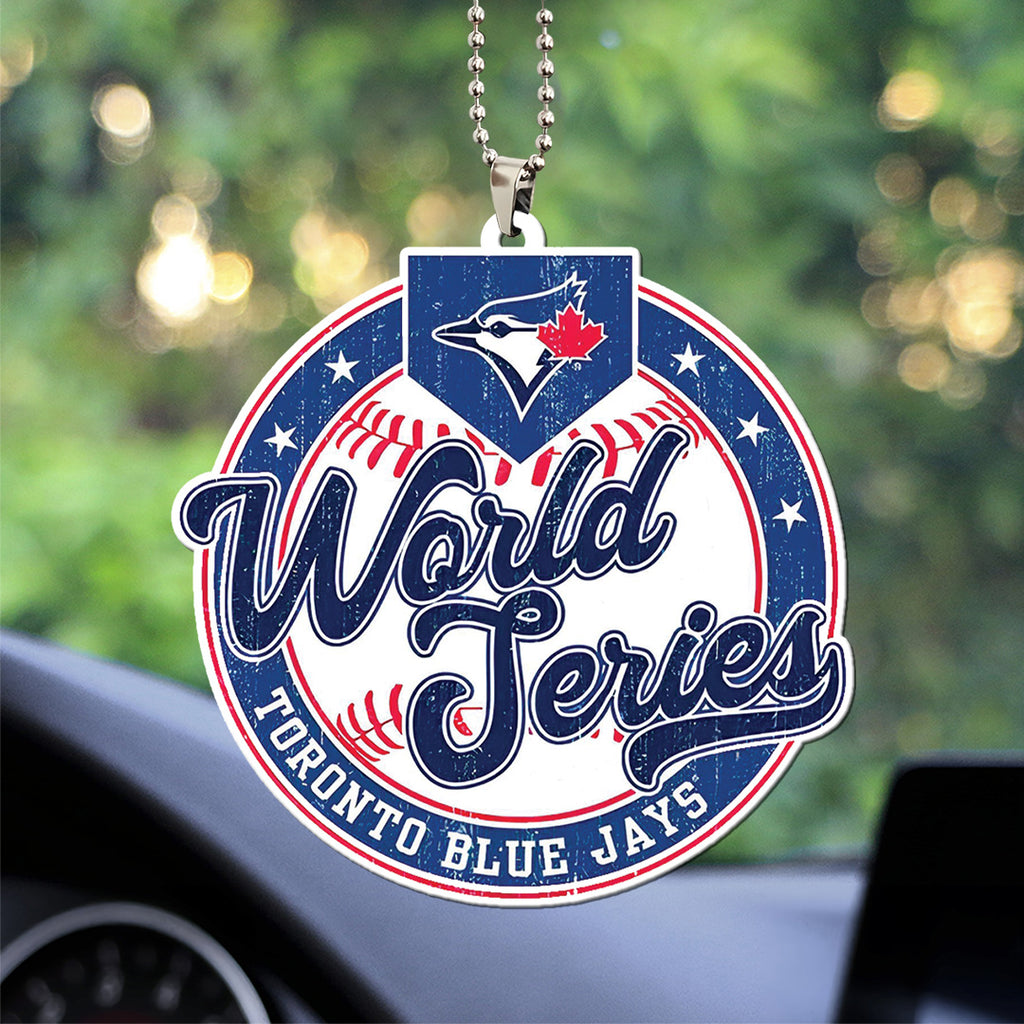 Toronto Blue Jays World Series 2025 Custom shape 2-sided Acrylic Car Ornament – TANTN17791