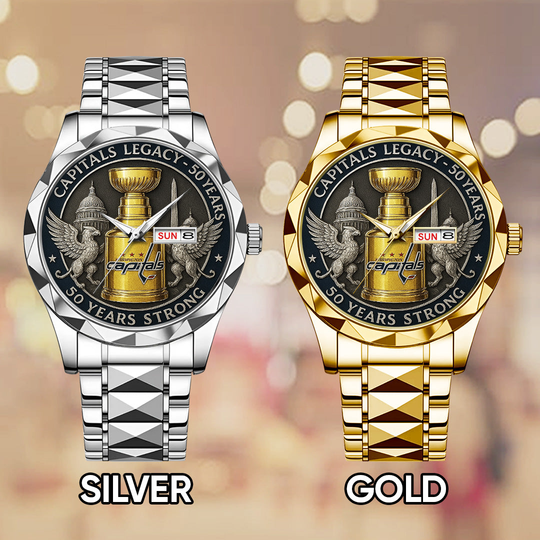Washington Capitals 50 Years Alloy Luxury Quartz Watch – TANTN17826