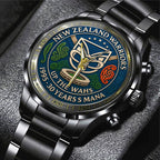 New Zealand Warriors 30th Anniversary Black Stainless Steel Watch – TANTN17876