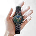 New Zealand Warriors 30th Anniversary Black Stainless Steel Watch – TANTN17876