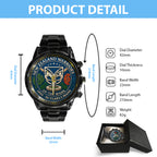 New Zealand Warriors 30th Anniversary Black Stainless Steel Watch – TANTN17876