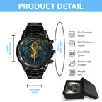 Los Angeles Dodgers World Series 2025 Black Stainless Steel Watch – TANTN18081