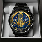 Los Angeles Dodgers World Series 2025 Black Stainless Steel Watch – TANTN18083