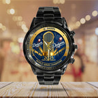 Los Angeles Dodgers World Series 2025 Black Stainless Steel Watch – TANTN18083