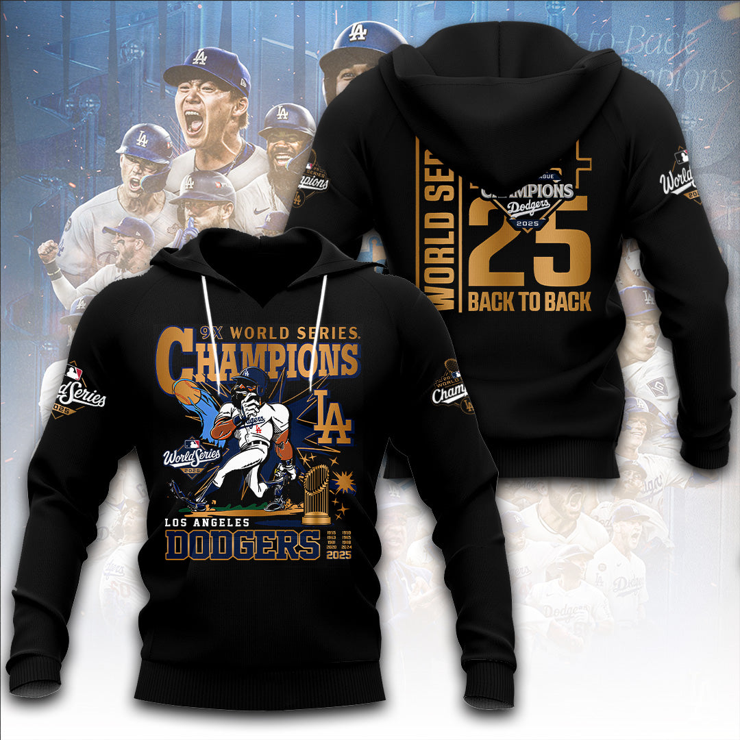 Los Angeles Dodgers World Series 2025 3D Apparel – TANTN18246