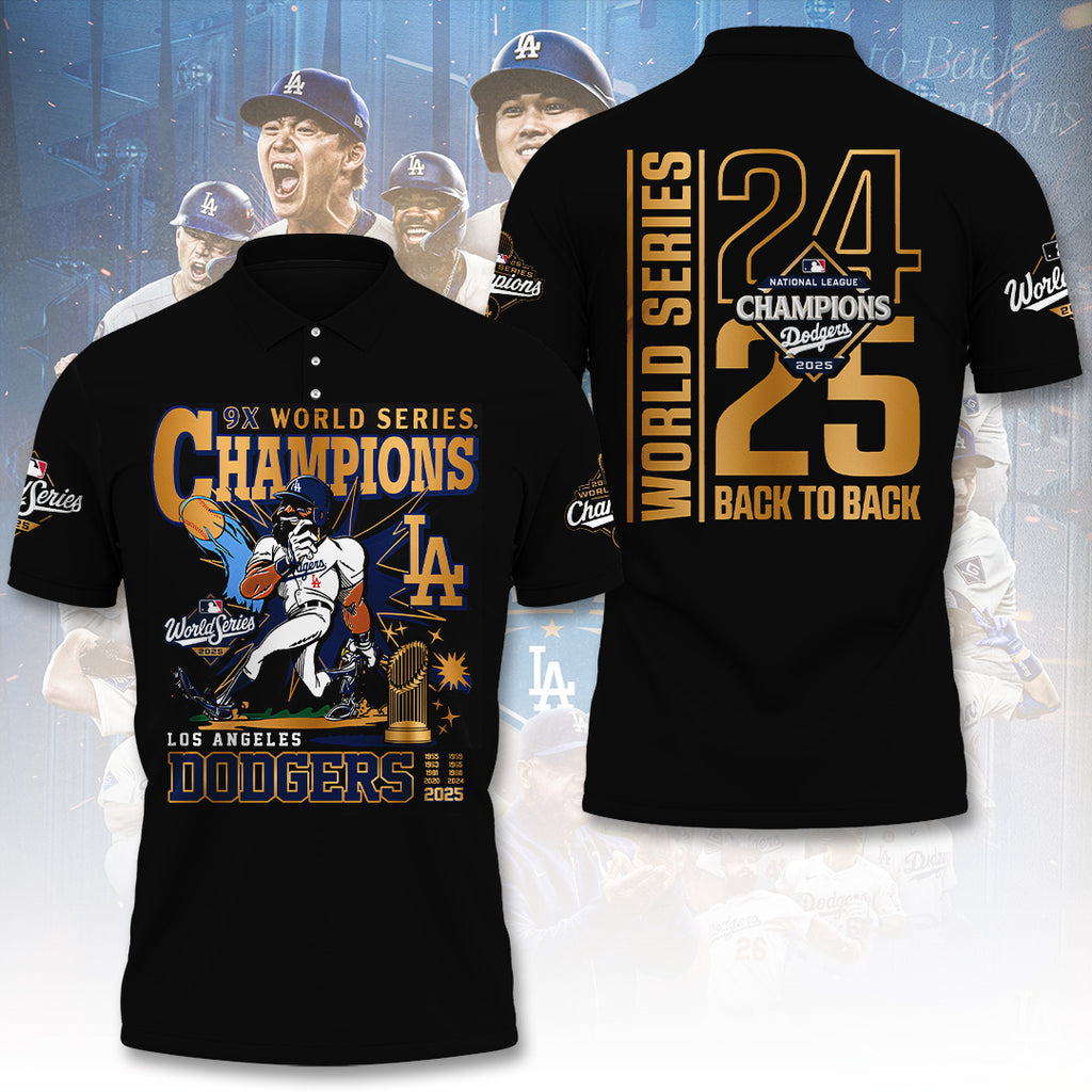 Los Angeles Dodgers World Series 2025 3D Apparel – TANTN18246