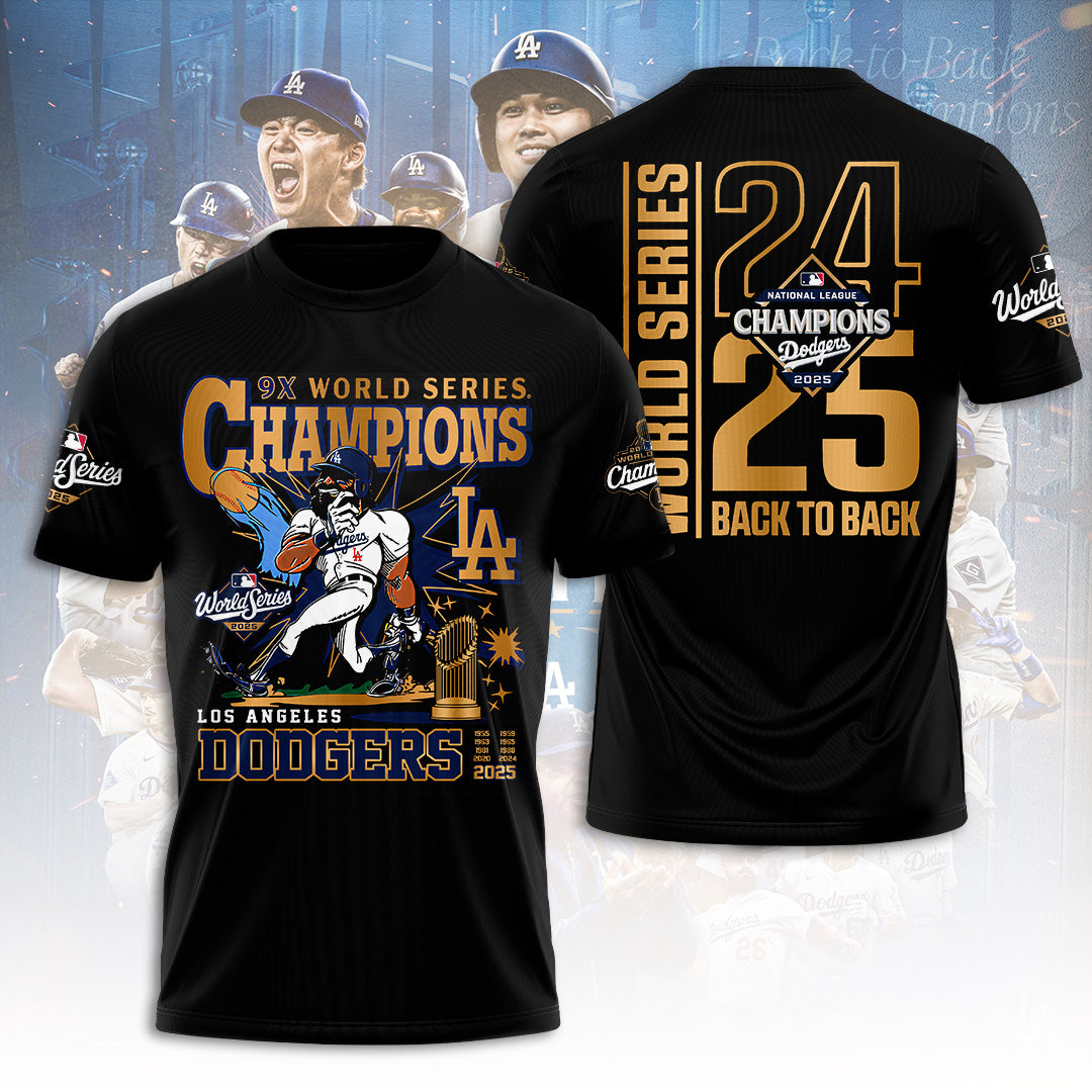 Los Angeles Dodgers World Series 2025 3D Apparel – TANTN18246