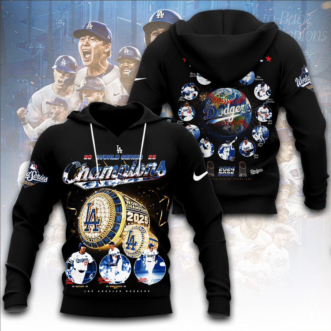 Los Angeles Dodgers World Series 2025 3D Apparel – TANTN18270