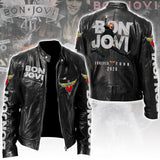 Bon Jovi Motorcycle Leather Jacket – TANTN18361