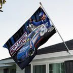 Kyle Larson Nascar Cup Series Champions 3D Double-side House Flag – TANTN18381