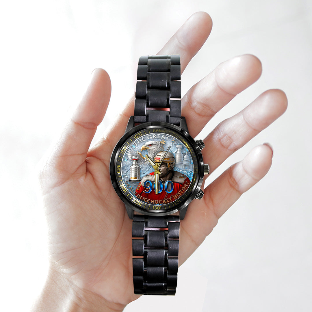 Alex Ovechkin x Washington Capitals Black Stainless Steel Watch – TANTN18405