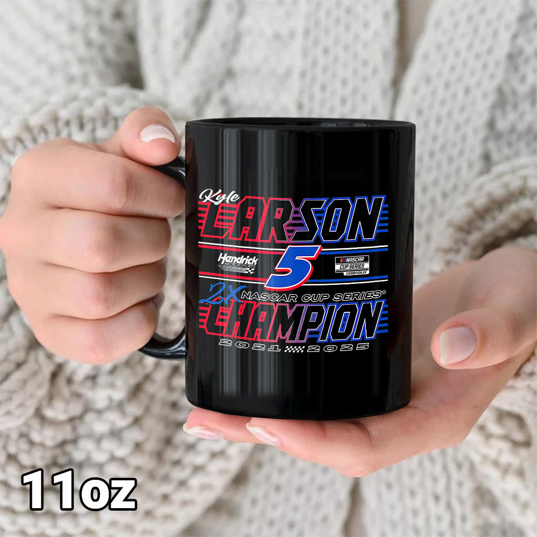 Kyle Larson 2025 NASCAR Cup Series Champion Ceramic Mug – TANTN18427