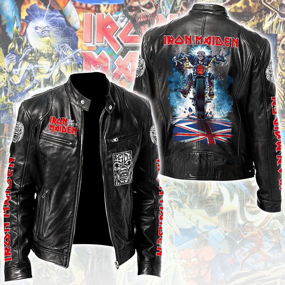 Iron Maiden Motorcycle Leather Jacket – TANTN18794