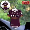 Personalized Brisbane Broncos 2026 Custom shape 2-sided Acrylic Car Ornament – TANTN18936