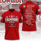 Georgia Bulldogs Football 2025 SEC Football Champions 3D Apparel – TANTN19245