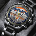 Denver Broncos 65th Anniversary Black Stainless Steel Watch – TANTN19415