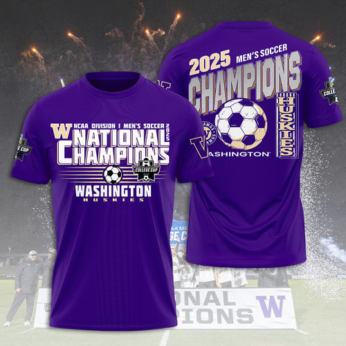Washington Huskies Men's Soccer 3D Apparel – TANTN19437