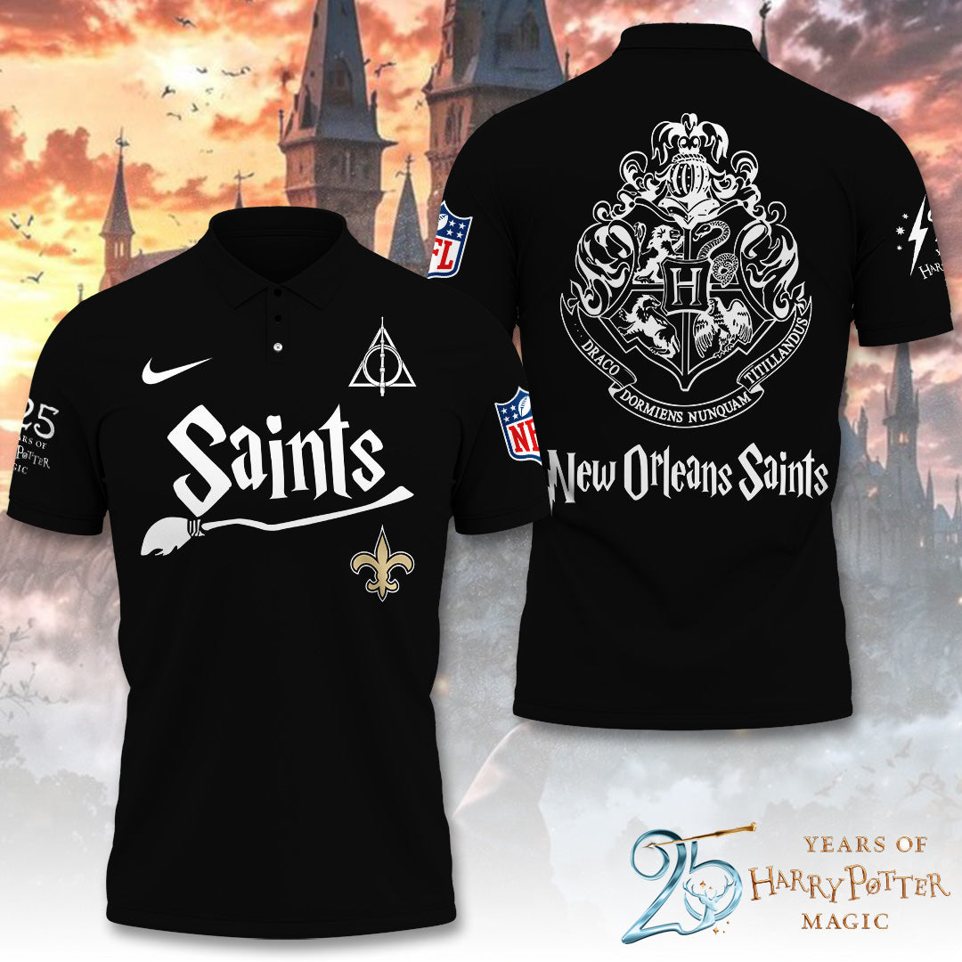 New Orleans Saints x Harry Potter 25 Years of Magic 3D Apparel – TANTN19539