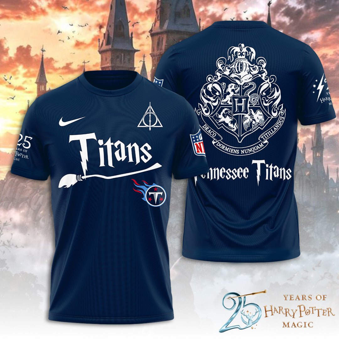 Tennessee Titans x Harry Potter 25 Years of Magic 3D Apparel – TANTN19547
