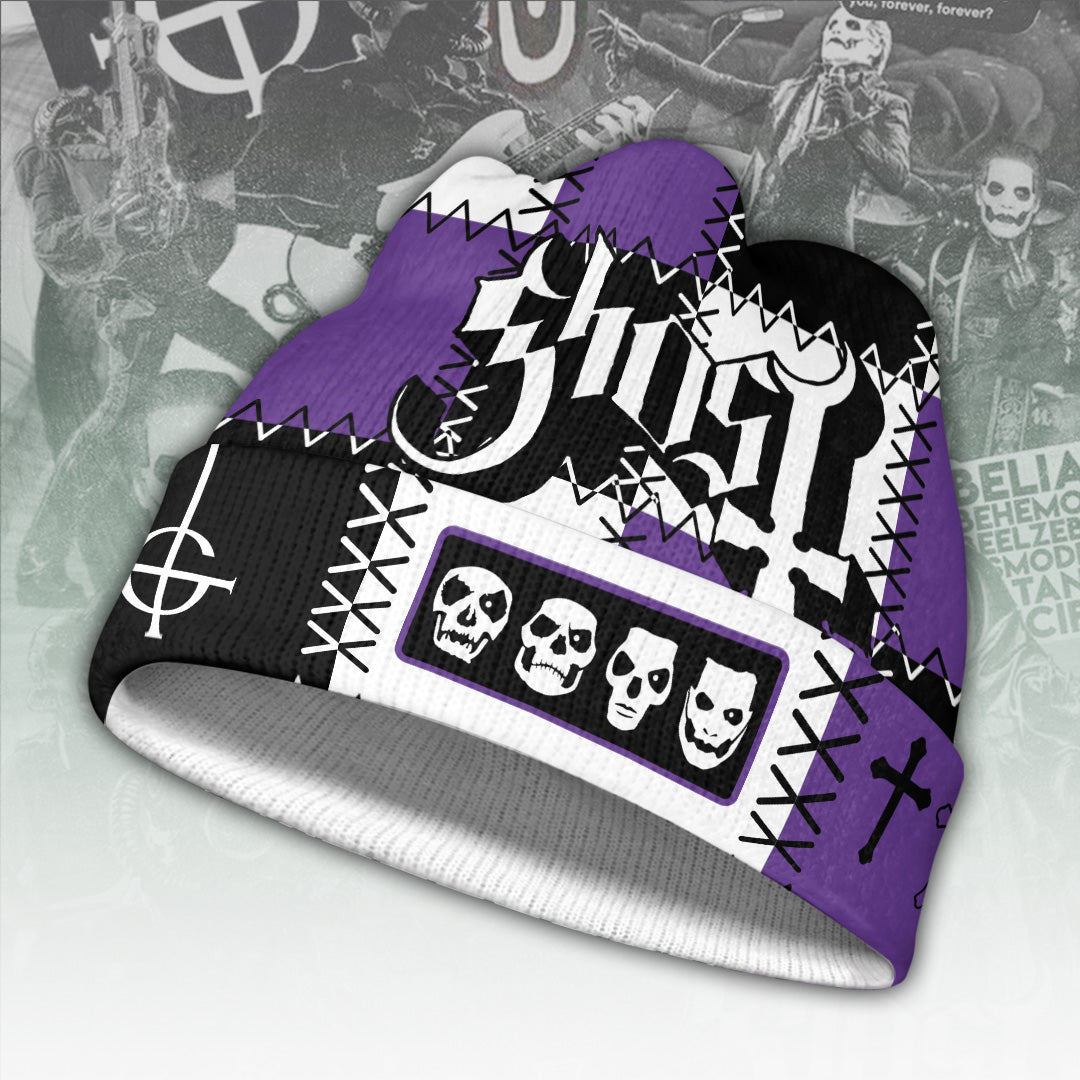 Ghost Band Beanie Hat – TANTN19736