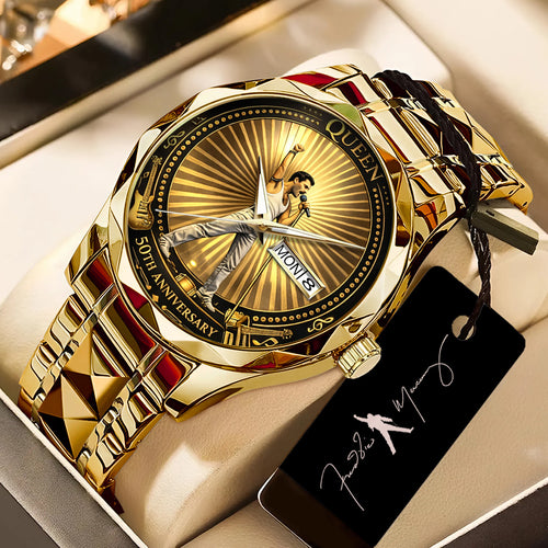 Freddie Mercury 50th Anniversary Alloy Luxury Quartz Watch – TANTN19768