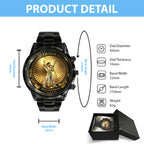 Freddie Mercury 50th Anniversary Black Stainless Steel Watch – TANTN19769