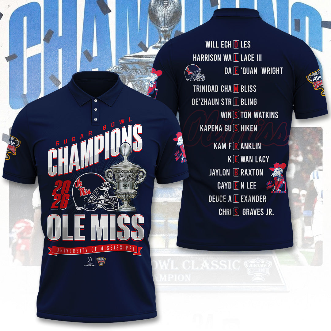 Ole Miss Rebels Football 3D Apparel – TANTN19890