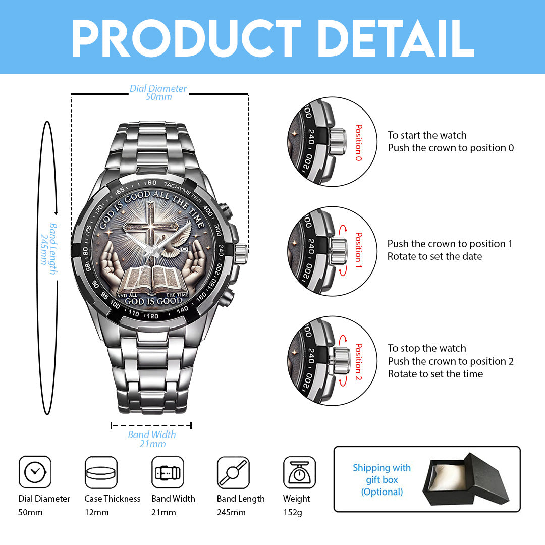 In God We Trust Alloy Men Quartz Watch – TANTN19934