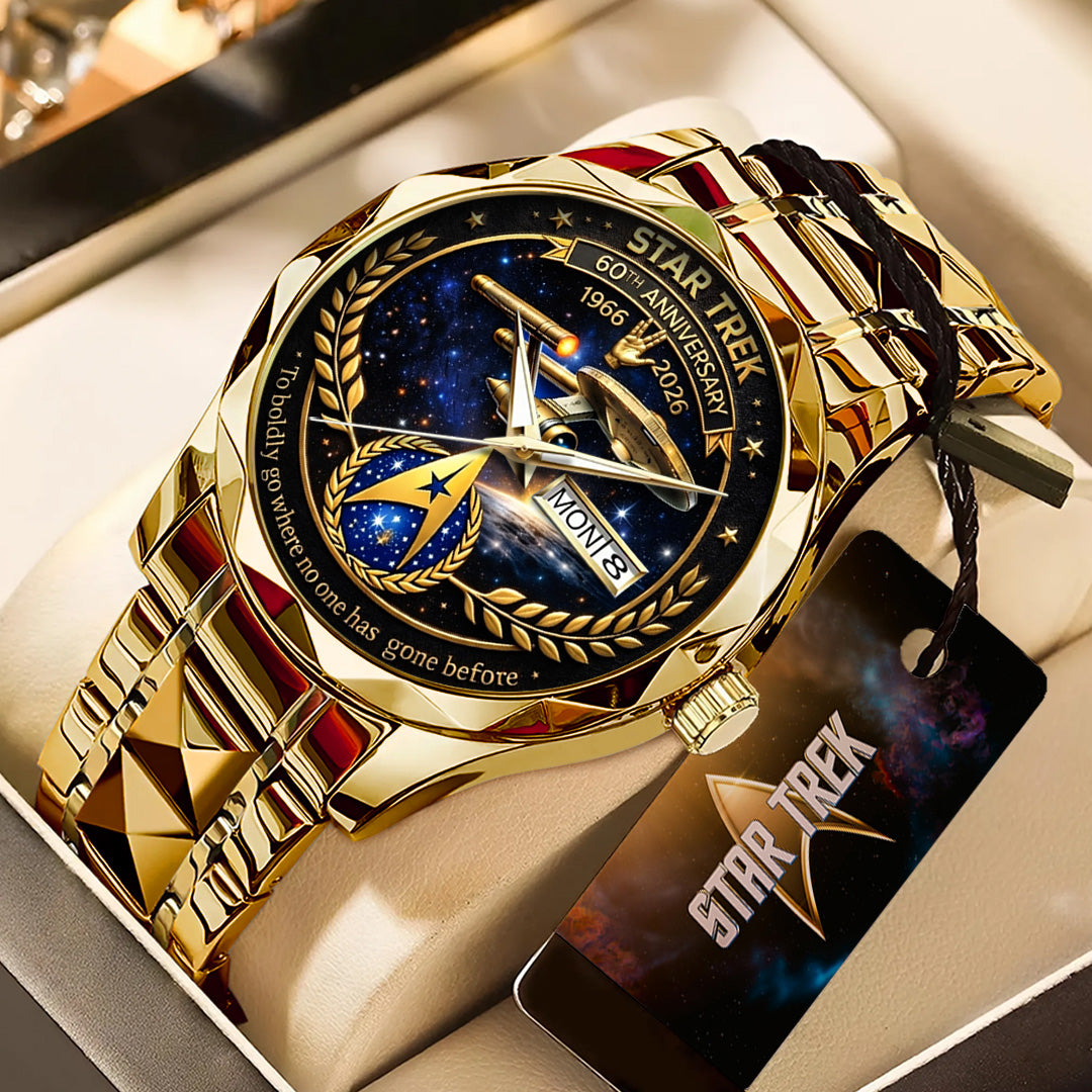 Star Trek 60th Anniversary Alloy Luxury Quartz Watch – TANTN19988