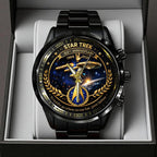 Star Trek 60th Anniversary Black Stainless Steel Watch – TANTN19989