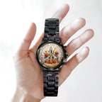 Prayer and Love Black Stainless Steel Watch – TANTN19991