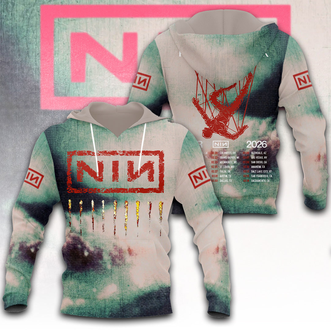 Nine Inch Nails Tour 2026 3D Apparel – TANTN20041