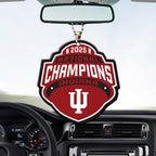 Indiana Hoosiers Football 2025 National Champions Custom shape 2-sided Acrylic Car Ornament – TANTN20149