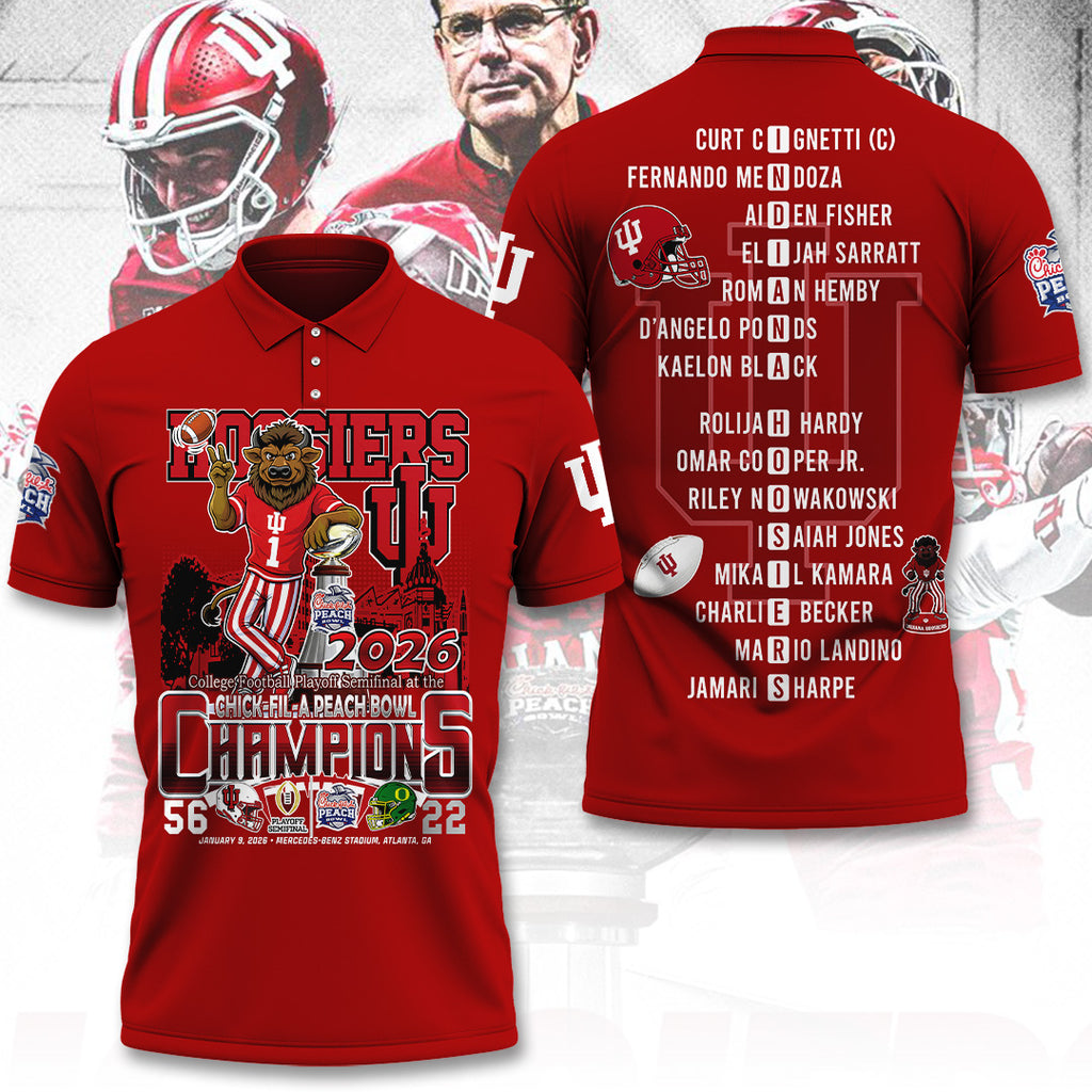 Indiana Hoosiers Football 3D Apparel – TANTN20160