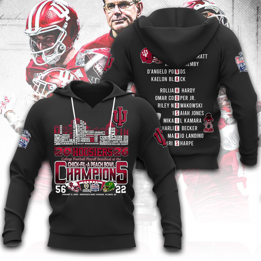 Indiana Hoosiers Football 3D Apparel – TANTN20161
